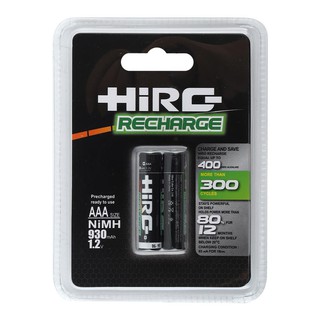 ถ่านชาร์จ AAA HIRO 612110201 930 RECHARGEABLE BATTERIES HIRO AAA 612110201 930