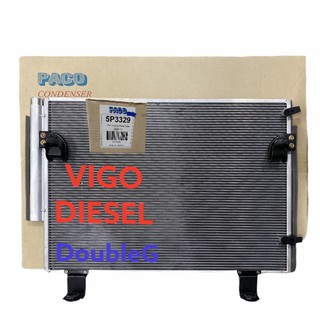 แผงแอร์ Vigo ดีเซลทุกรุ่น PACO (Condensor Vigo Diesel) (5P3329) แผงหน้าวีโก้  แผงระบายความร้อนVIGO