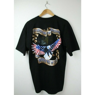 พร้อมส่ง เสื้อยืดแขนสั้น ผ้าฝ้าย 100% พิมพ์ลาย Guardians Of Freedom Made In Usa Bald Eagle Americana Patrio หลากสี แฟชั่