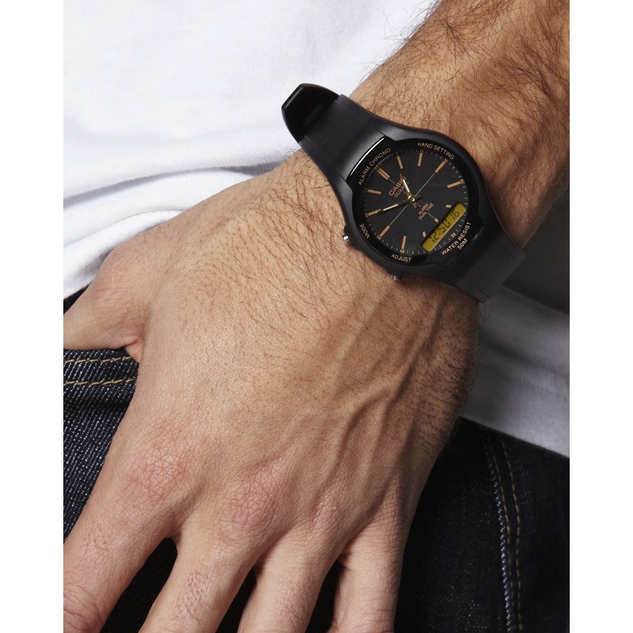 Casio Standard Men นาฬิกาข้อมือ รุ่น AW-90H ของแท้ประกันร้าน 2 ปี