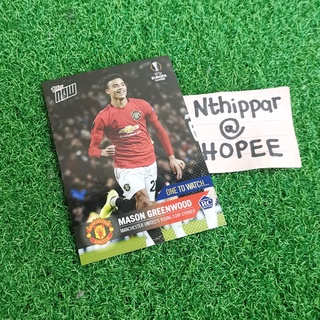 ขาย การ์ด Topps Now Europa League 2019-20 Mason Greenwood 1st RC Rookie Manchester United Man U การ์ดนักฟุตบอล Cards