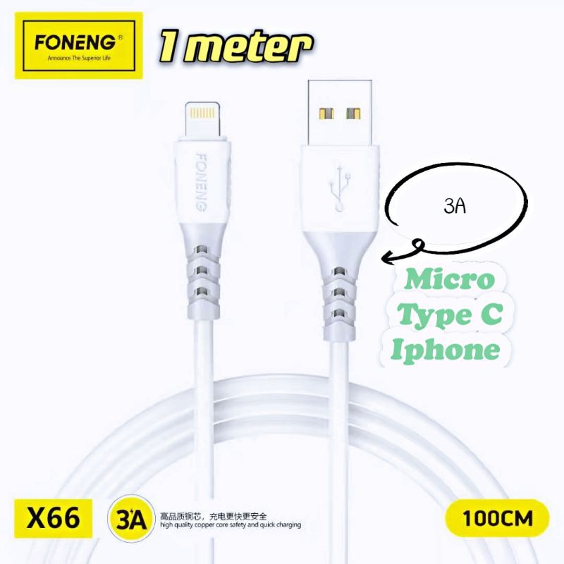 สาย Foneng X66 3A / สาย PD