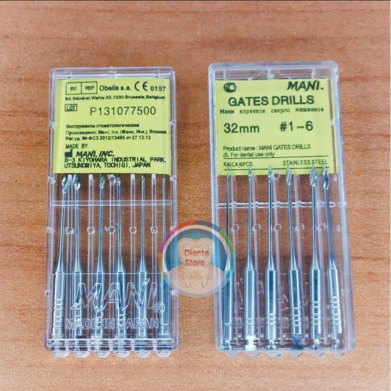 ประตู DRILLS MANI / DENTAL FILES / EDODONTICS DENTAL GATES 1-6 (32 MM)