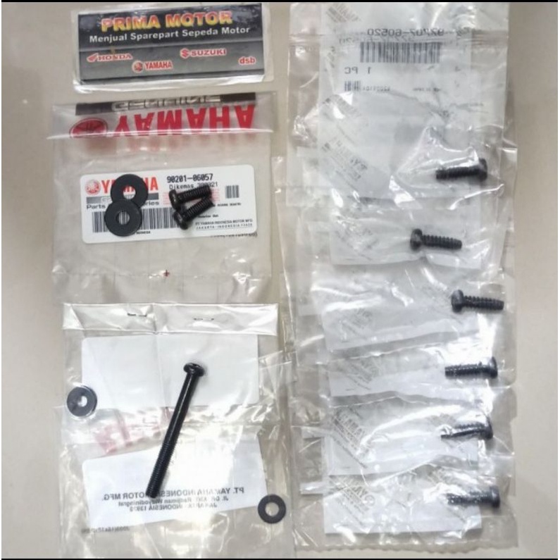 RX KING AIR HOUSING BOLT SET RX KING WORM AIR BOLT ORIGINAL YAMAHA YGP