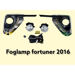 ไฟตัดหมอก fortuner 2015 2016 ไฟสปอร์ตไลท์ toyota new fortuner 2016 ทรงห้าง foglamp toyota fortuner 2016