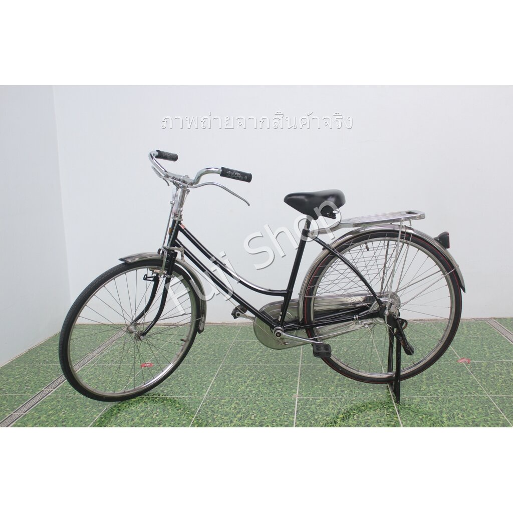 จักรยานญี่ปุ่น - ล้อ 26 นิ้ว - ไม่มีเกียร์ - Miyata - สีดำ [จักรยานมือสอง]