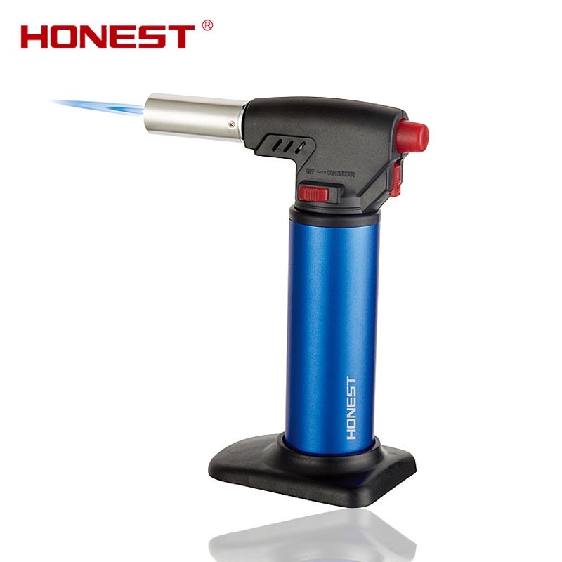 ไฟแช็ค Honest 501 Jet หัวพ่นแก๊ส Jet Flame ตัวเรือนสังกะสีอัลลอย เติมแก๊สได้