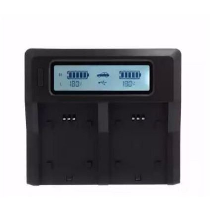 Dual-Double-Digital-LCD-Fast-Quick-Charger-for-Canon-LP-E8-battery-LC-E8C-760D