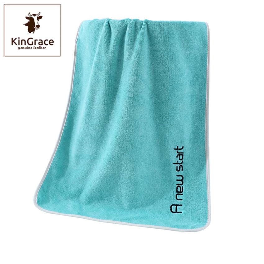 KinGrace-ผ้าขนหนูอาบน้ำ ผืนเล็ก ขนาดพกพาสะดวก ผ้าหนานุ่ม ซับน้ำดี แห้งไว (ขนาด 35 x 75 เซนติเมตร) รุ่น MD-T3575