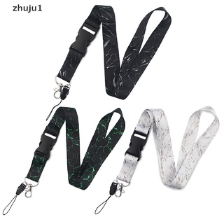 [zhuju1] สายคล้องพวงกุญแจ เชือกคล้องคอ สําหรับบัตรประจําตัว คีย์คอร์ด บูติก