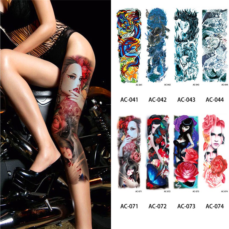 สติกเกอร์รอยสักชั่วคราวลายดอกไม้ รูปที่ 2