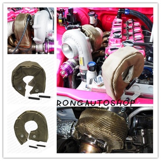 ผ้าคลุมโคร่งเทอร์โบสีไทเทเนียม(T3， T4， T6) Turbo ไทเทเนียมลาวาไฟเบอร์Turboผ้าห่มแผ่นกันความร้อนมีความแข็งแรง