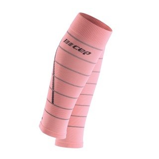 CEP REFLECTIVE CALF SLEEVES WOMEN - LIGHT ROSE - รัดน่องแบบมีแถบสะท้อนแสงผู้หญิง