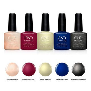 CND สีทาเล็บเจล Crystal Alchemy Collection 5 สี