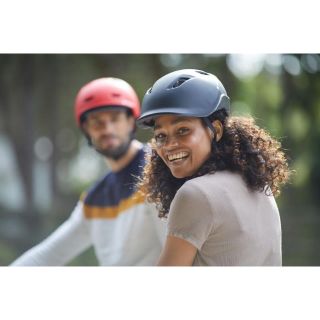 หมวกปั่น​จักรยาน​ City Cycling Helmet Black หมวกจักรยาน​ หมวก​กัน​น็อค หมวกกันน็อคจักรยานสำหรับปั่นในเมืองรุ่น 100