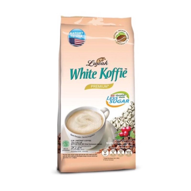 luwak koffie ลูแวกซ์คอฟฟี่ สูตรน้ำตาลน้อย