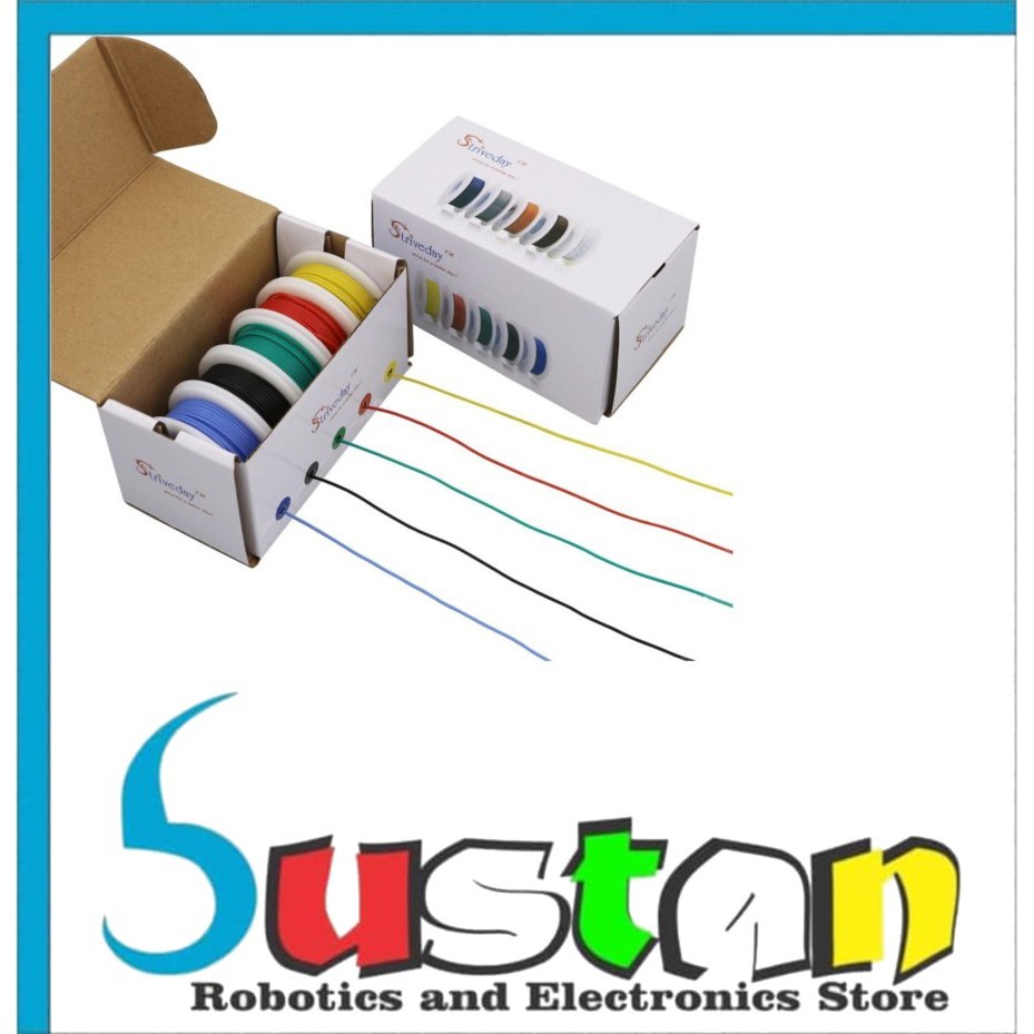 AWG28 SILICONE STRING CABLE 1 ม้วน 15M 15METER AWG28 CABLE