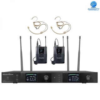 Soundvision SU-990D/BT (CB) ชุดไมค์ลอย ดิจิตอล หนีบปกเสื้อ และ คาดศรีษะ ย่าน UHF คลื่นความถี่ 694.4-702.7 และ 748.3