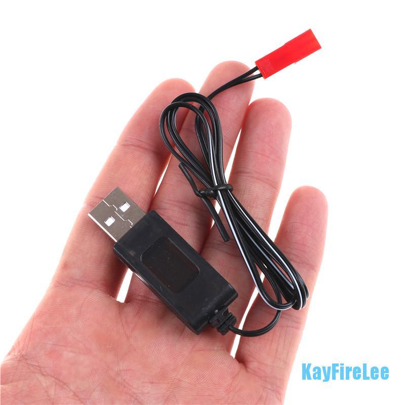 / Kayfirelee / 3.7V อะแดปเตอร์ชาร์จ Usb สีดํา สําหรับเฮลิคอปเตอร์ 1 ชิ้น