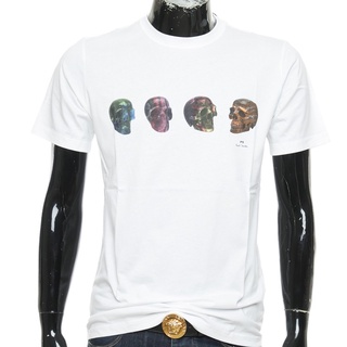 เสื้อยืดแขนสั้น พิมพ์ลาย Paul Smith PS Paul Smith Skull สําหรับผู้ชาย