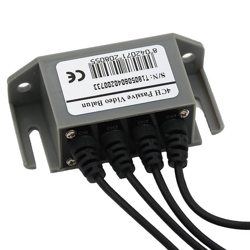 4 Channel Passive Cctv Camera Utp Bnc Video Balun Transceiver Rj45 Cat5 ...