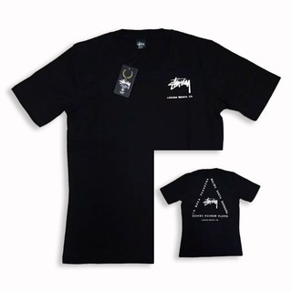 Stussy Premium - Laguna Beach - 100% เสื้อยืดแขนสั้นผ้าฝ้าย