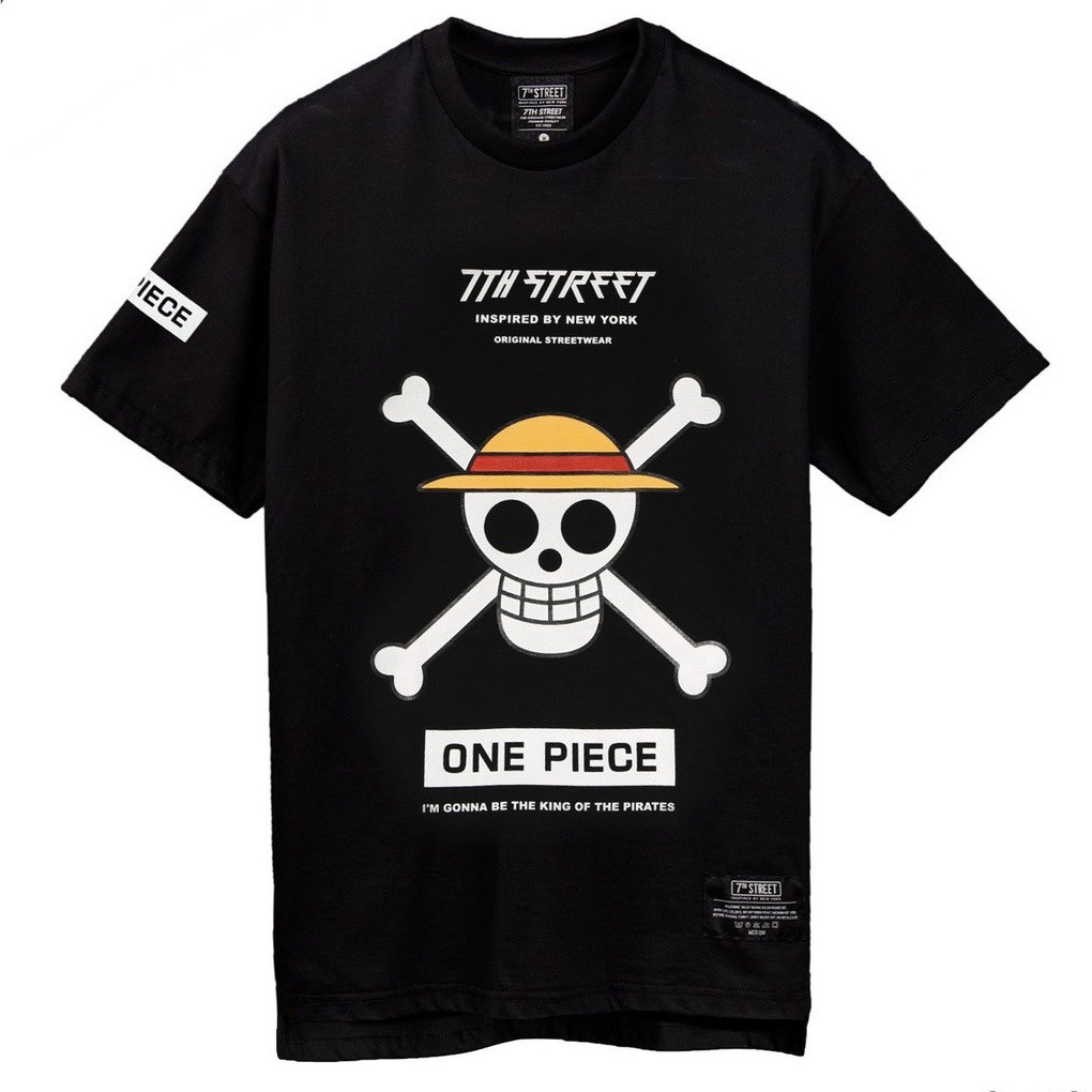 7th Street X One Piece เสื้อยืดแบบโอเวอไซส์ (Oversize) รุ่น OKOP002