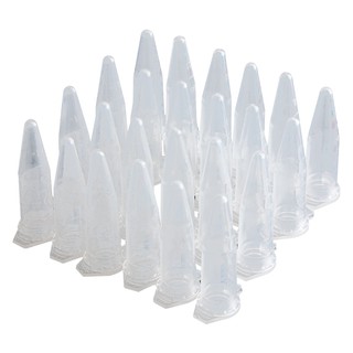 100PCS 1.5ml Lab Plastic Centrifuge Tube Vial Cap 42x11mm Clear