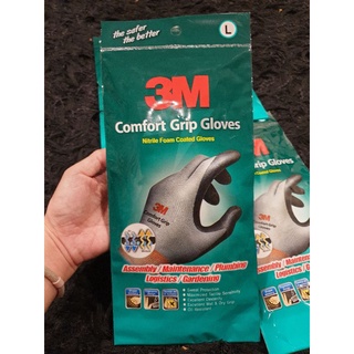 3M Comfort Grip Gloves ถุงมืออเนกประสงค์ เคลือบไนไตรล์