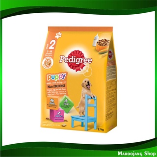 อาหารสูตรลูกสุนัข รสไก่ ไข่ และนม 2.7 กก เพดดิกรี Pedigree Puppy Food Chicken Egg Milk อาหารสุนัข อาหารสำหรับสุนัข อาหาร