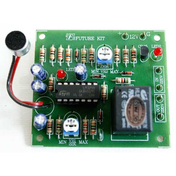 FutureKit FK408 สวิตซ์ทำงานด้วยเสียง หน่วงเวลาปิด
