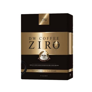 (10ซอง) DW Coffee Ziro กาแฟ ดีดับบลิว ซีโร่