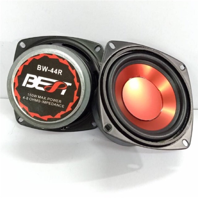 ดอกลำโพง 4” BEST รุ่น BW-44 R กำลังขับ 150 W 4-8 OHMS (ขนาดบรรจุ 1 ดอก)/ดอกลำโพงซับวูฟเฟอร์/หน้าลื่น