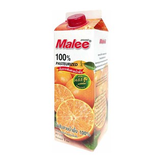 มาลี น้ำส้มสายน้ำผึ้ง พาสเจอร์ไรซ์ 1 ลิตร Malee orange juice honeysuckle pasteurized 1 liter