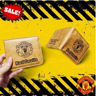 กระเป๋าสตางค์ใบสั้นแมนยู-002  ขนาด11*10cm สินค้าพร้อมส่งในไทย2วันถึงค่ะ