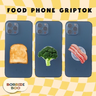 food phone griptok ที่ติดมือถือรูปอาหาร