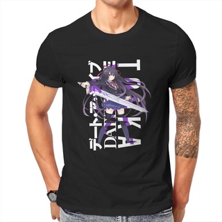 T-shirt  เสื้อยืด พิมพ์ลายอนิเมะ Tohka Yatogami Date A Live Men39S สําหรับผู้ชายS-5XL