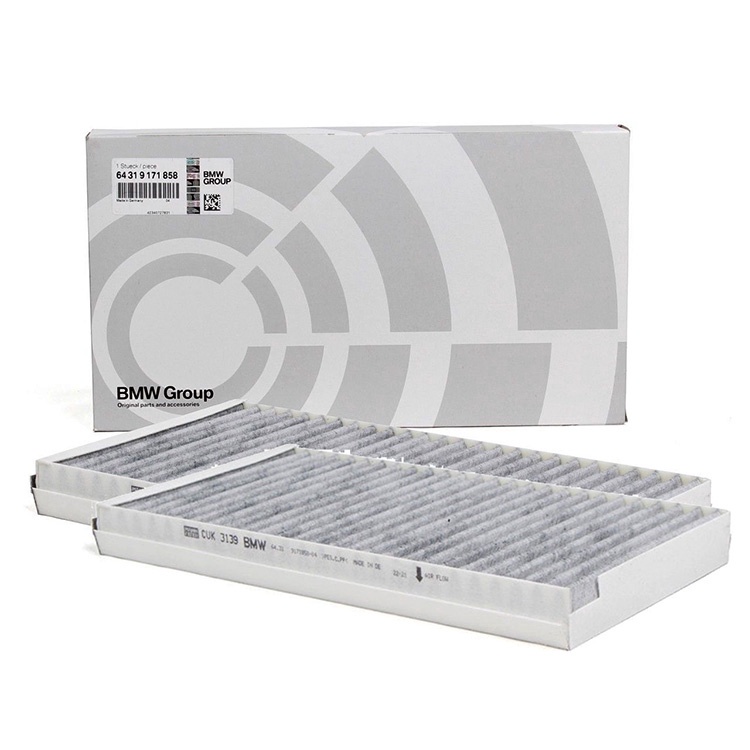 กรองเครื่องปรับอากาศ BMW 5 series 520d 525I e60 e61 6 series 630ci 645i 650i e63 e64 air conditionin