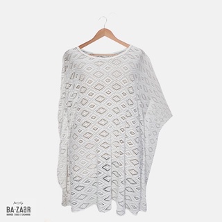 knitted top เสื้อลูกไม้ถัก แขนค้างคาว