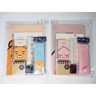 เซ็ทเครื่องเขียน Apeach,Ryan Kakaofriends Smart Set รวม 9 ชิ้น นำเข้าจากเกาหลี