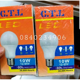 หลอดไฟ LED DC 12V - 24V - 65V  10W 24W  มีแสงขาว แสงวอม เลือกได้เลย!! โซล่าเซลล์ GTL ใช้กับแบตเตอรี่ โซล่าเซลลได้