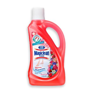 🔥HOT🔥 มาจิคลีน น้ำยาถูพื้น กลิ่นเบอร์รี่ อโรมา ขนาด 900 มล. Magiclean Floor Cleaner Berry Aroma Red 900 ml