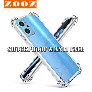 Realme C31 C35 GT 2 Pro Neo Neo2 Neo3 Neo2T Master Q3 Pro Q3S Q3T Q3i (5G) Q2 Q2Pro Q3Pro / GTneo 2 2T 3 GTmaster GT2 Pro Master Q3t Q3s Shockproof Case Soft Silicon Clear Cover Airbag Cushion Back Cases Transparent Phone Casing Protection Shell