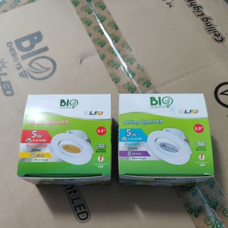 โคมดาวไลท์ โคมฝังฝ้า LED BIOBULB 5W (3.5 นิ้ว)​