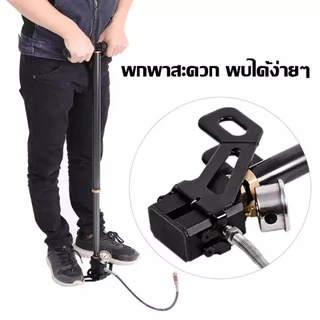 🚚 ส่งจากกรุงเทพ 🚚สูบแรงดันสูง pcp 40mpa 6000psi พับได้ 3 Stage ปั๊มมือสำหรับพีซีพีอากาศ Pressure PCP Pump สูบลมแรงดันสูง