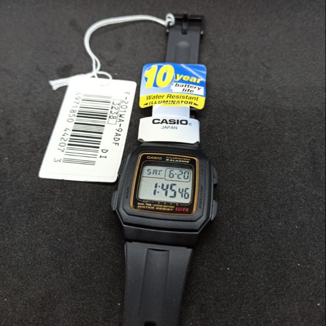 CASIO LCD WATCH(F-201WA-9ADF)