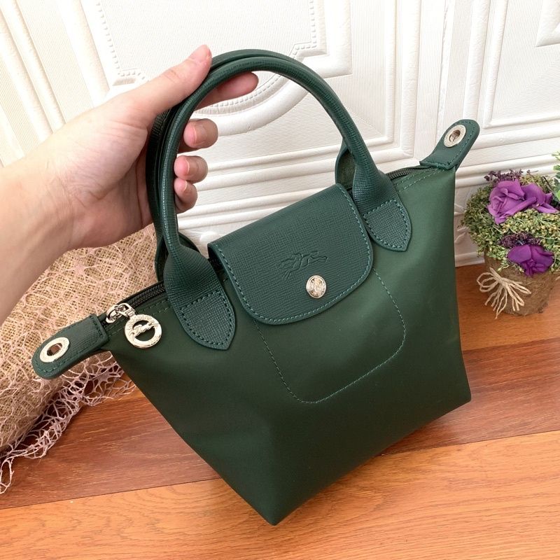 (ใหม่มีฟรี Shop 300k) กระเป๋าสะพายข้าง LC นําเข้า//Long_Champ Style Size XS