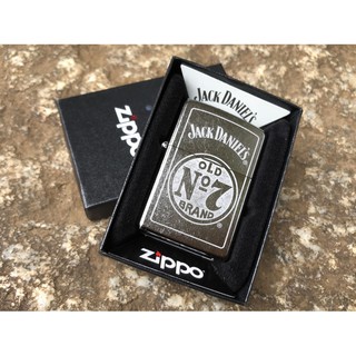 Zippo 29757 Jack Daniels® Old No. 7 logo ของแท้ Made in USA