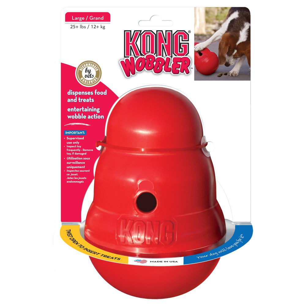 ของเล่น Kong Wobbler L สุนัขพันธุ์กลาง-ใหญ่ ใส่อาาหร ใส่ขนม เพิ่มความสนุกสนาน
