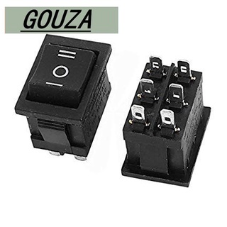 Push Switch สวิตซ์ 6ขา 3ทาง  KCD1 6A 250V (สี่เหลี่ยม)